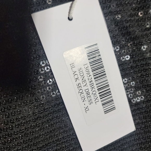 Reformation Sydney Black Sequin Dress - Picture 6 of 11